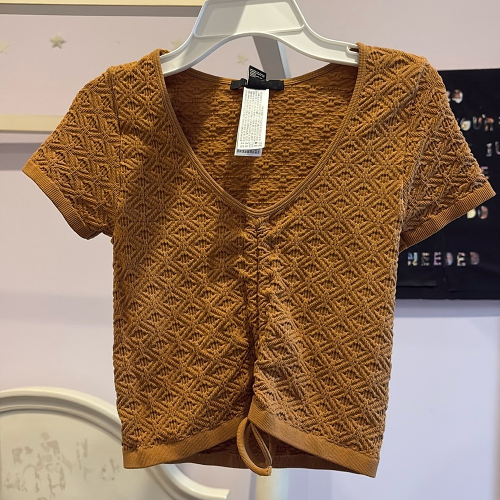 Mustard Yellow Crop Top